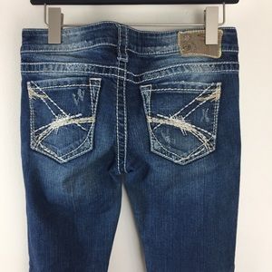 Silver Tuesday Boot Cut Distressed Jeans Size 27